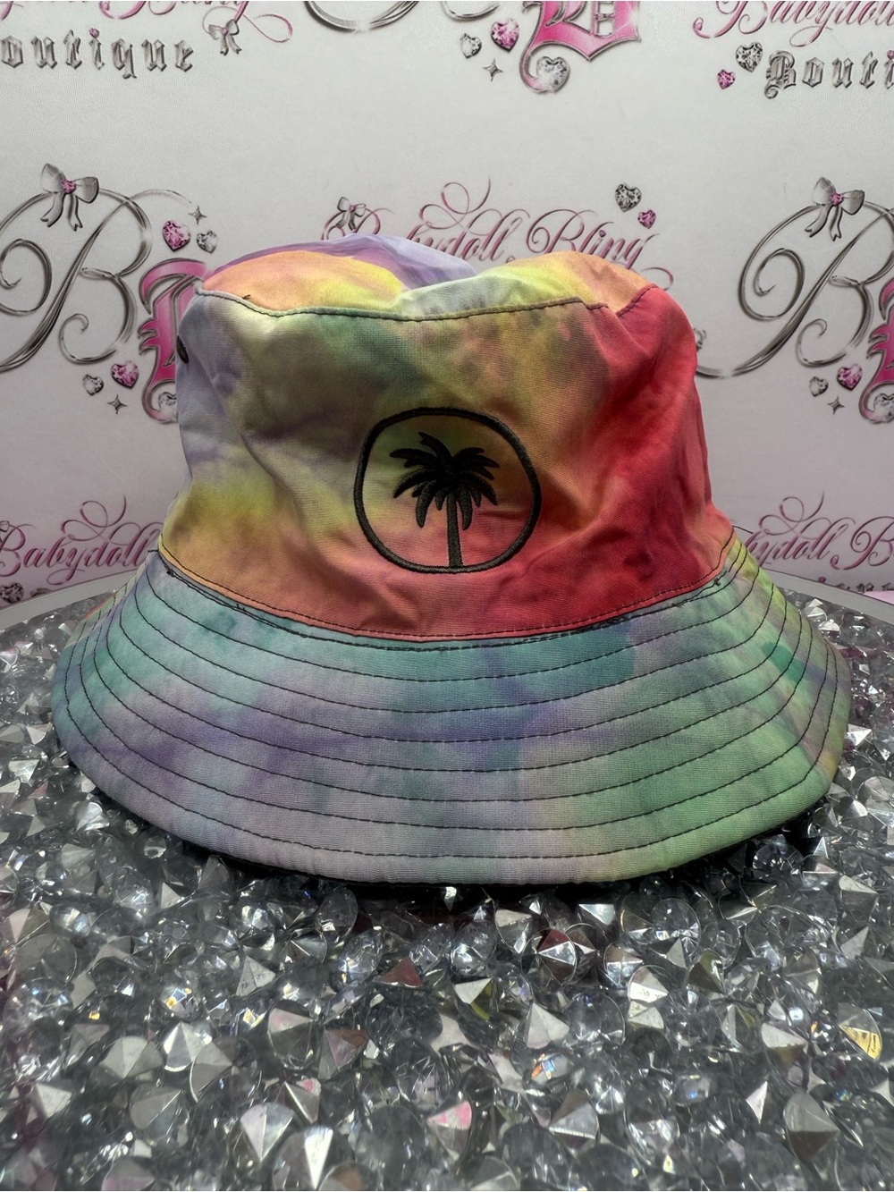 DREAMLAND Costa Rica hat bucket sun Tie-Dye Palm Bucket reversible